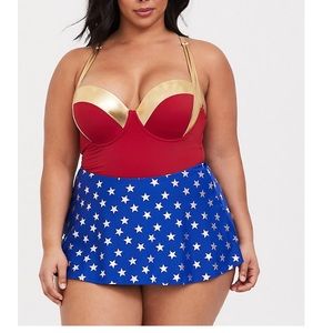 Torrid Wonder Woman swim